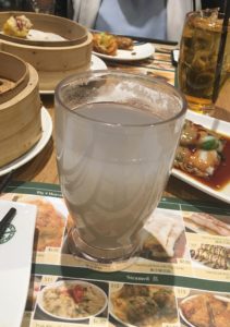 Tim Ho Wan - hot barley drink