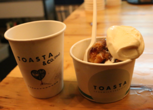 Toasta & co - sticky date bread & butter pudding