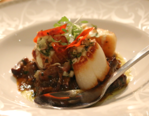 Camus - scallops w braised oxtail