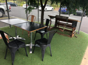 Froth & Grinds - Outdoor table