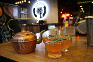 Brooklyn Depot - tea-infused gin cocktail