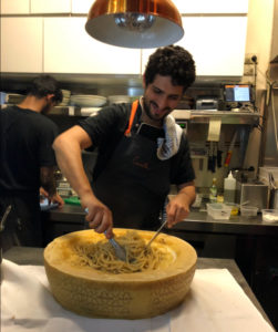 Cucinetta - parmesan wheel pasta