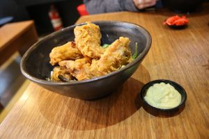 Rice Workshop - fried chicken wings w wasabi mayo