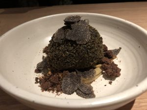 Sunda - toasted rice and black truffle deep fried ice-cream