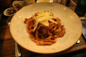 Thirty Eight Chairs - curly pappardelle w duck ragu