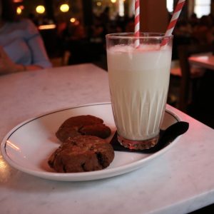 Belleville - triple choc cookies and shake