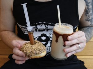 Bistro Morgan - Gaytime crunch doughnut & shake