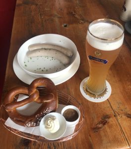 Hofbrauhaus Bavarian Brunch - Weisswurst sausage