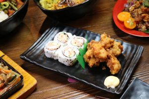 8 Street - sushi and karate chicken