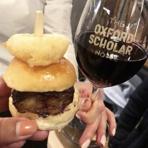 The Oxford Scholar Hotel - beef rib burger