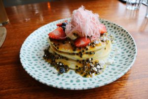 The Fitz - passionfruit pancakes