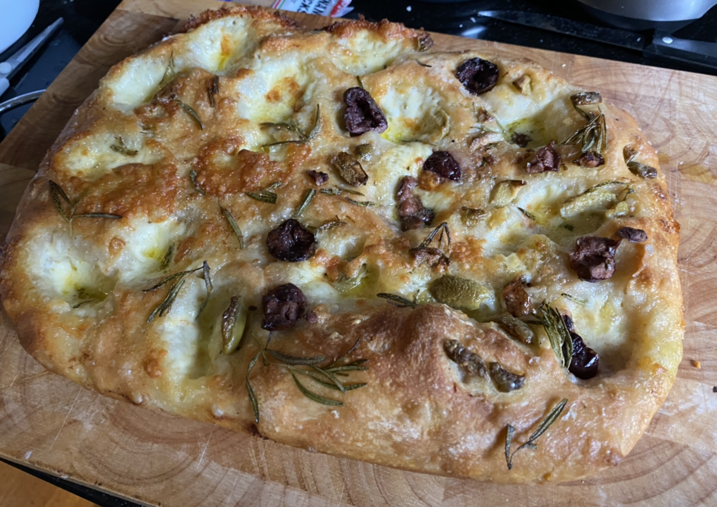 Recipe: Cheesy olive and rosemary focaccia – Olive Sundays